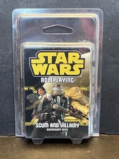 Star Wars Roleplaying RPG Adversary Deck Scum and Villainy FFG Fantasy Flight
