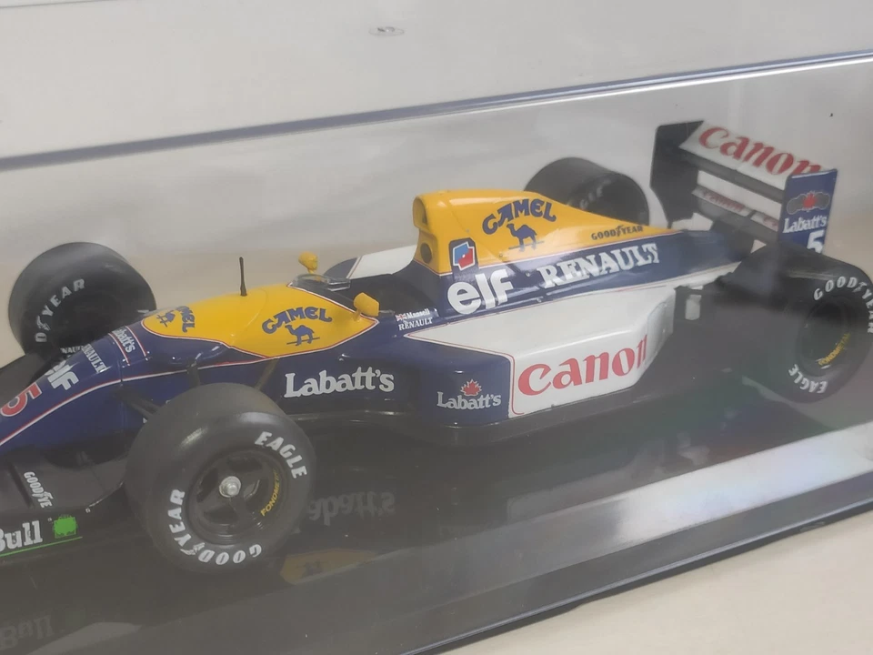 Williams FW14B 1992 Nigel Mansell Formula 1 Modellino Die-cast Altaya 1/24 - Immagine 3 di 4