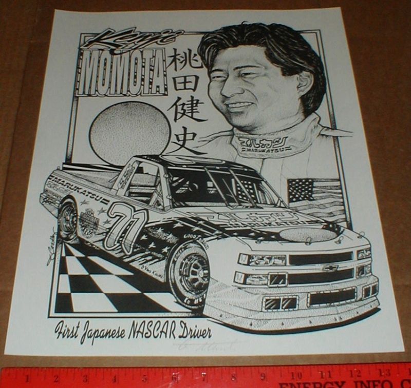 Kenji Momota First Japanese NASCAR Racing series Truck Driver