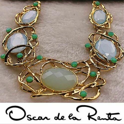 Ciondolo Artigianale In Rame Con Opale Dendrite Verde, Wire Wrap, Fatto A Mano In India - Foto 3