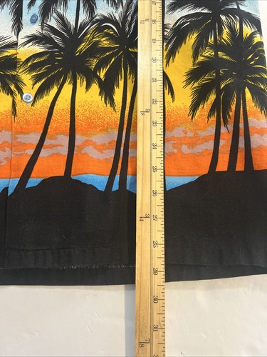 Vintage Windswept Bahamas Caribbean Button Up Hawaiian Shirt Size Large - Picture 6 of 6