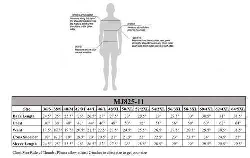 Herren Leder verdeckte Carry Racing Jacke mit reflektierenden Totenköpfen 6 Luftschlitze - Bild 6 von 7