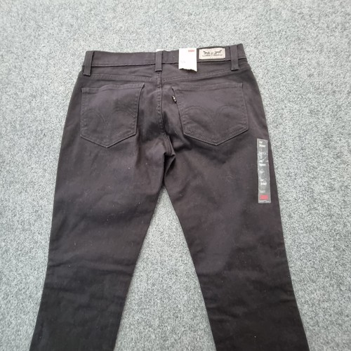 Levi's Jeans womens black 30 Demin Regular skinny low rise casual Size 30 - Picture 10 of 14