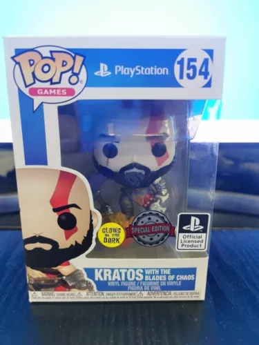 Funko PoP! Kratos With The Blades Of Chaos #154 Glow in the dark