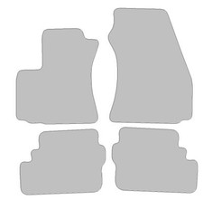 Fußmatten-Set für Opel Zafira A (1999-2005) Deluxe schwarz