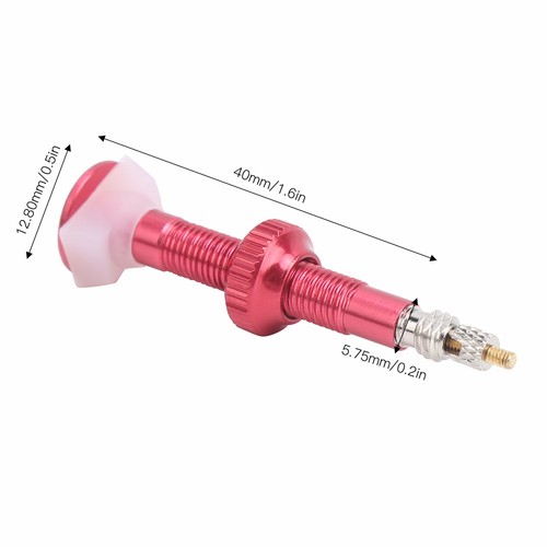 (red)Presta Valve Stem Tubeless Valve 