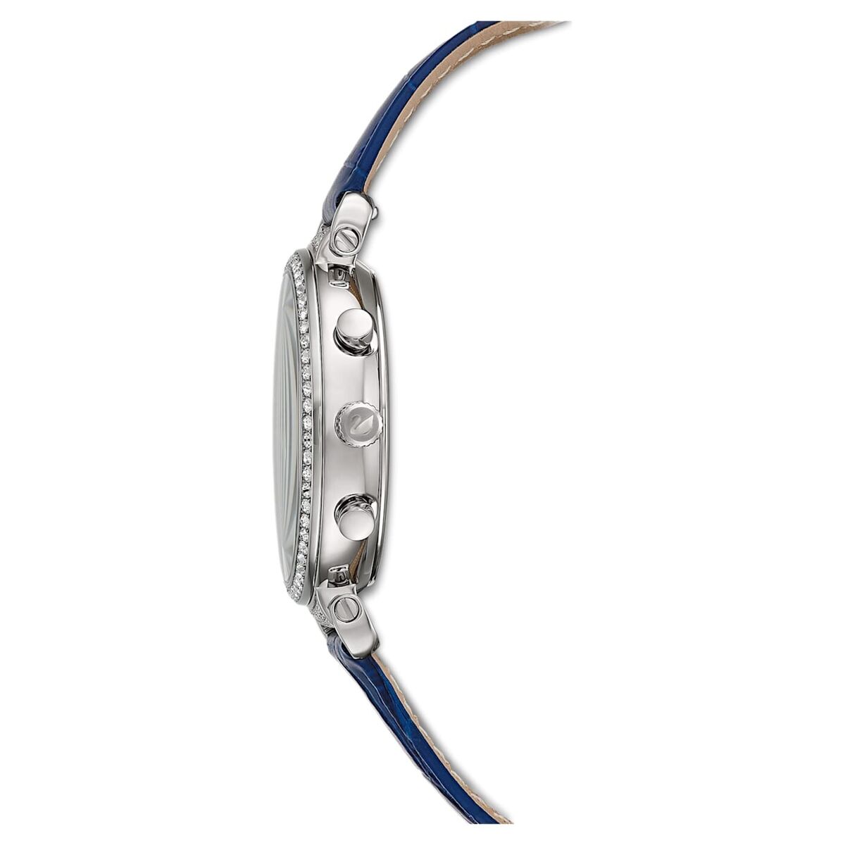 Swarovski Passage Chrono Watch, Swiss Made, Leather Strap Swarovski Passage Chrono Watch, Swiss Made, Leather Strap