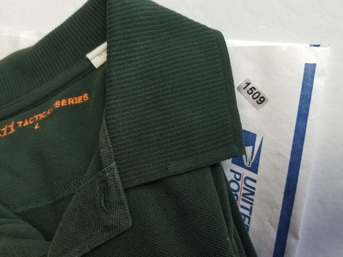5.11 Tactical Shirt Men's Green Short Sleeve Performance Polo Shirt Large - Bild 11 von 11