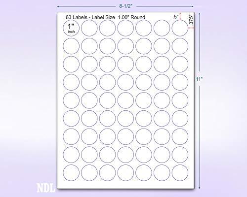 Packung mit 25 Blatt 8-1/2 x 11 Zoll fluoreszierende Etiketten für Laser- & Tintenstrahldrucker P... - Bild 2 von 5