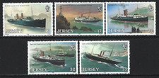 1989 Jersey Sg 507/511 Centenary of GWR Steamer Service MNH