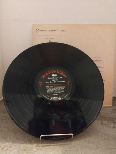Down Memory Lane 65 Years of Song Hits Reader's Digest LP Vinyl #2 1900-1909 - Foto 3 di 4
