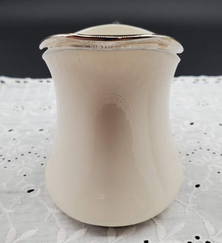Creamer and Sugar Bowl with Lid Lenox China - Solitaire with Platinum Trim - Picture 4 of 14