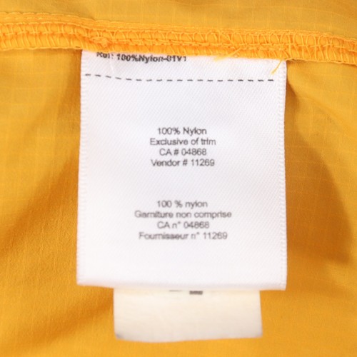 MEC Mountain Equipment Co-Op TACE Cycling Running Jacket XL Yellow, Nylon, NWOT! - Picture 5 of 5