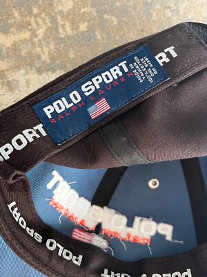 OG Ralph Lauren Polo Sport 1990s Cap Hat Adjustable One Size Rare