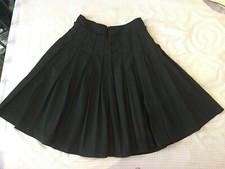 Women Black Solid Small/Medium A-Line Skirt Super Good Quality