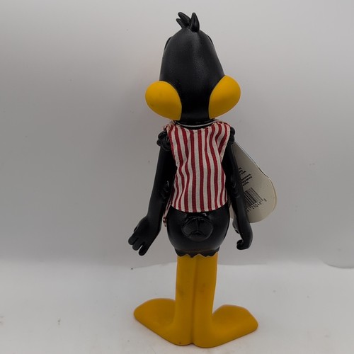 Quartetto barbiere Daffy Duck Looney Tunes con etichetta e gilet applausi 1990 *senza cappello - Foto 3 di 12