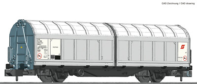 Fleischmann N 826252 Sliding Wall Wagon ÖBB AAE Epoch VI New OVP
