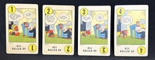 VINTAGE 1941 BLONDIE COMIC STRIP-All Balled Up-PLAYING CARDS-SET OF 4