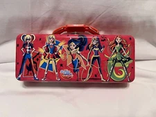 DC Superhero Girls Tool Box Tin - Pencil Box - School Supply Box