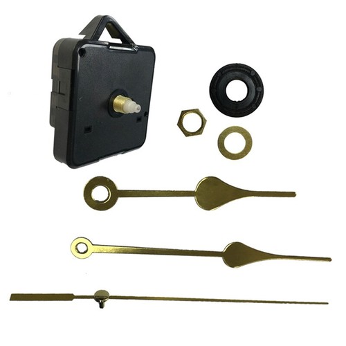 10 Stck. Zum Selbermachen Silent Movement Spindel Hände Wand Quarz Uhrwerk Mechanismus Rep - Bild 3 von 9