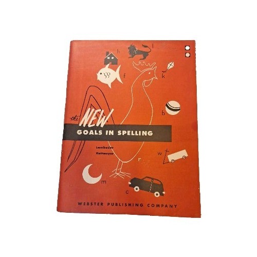 VINTAGE NEW GOALS IN SPELLING LAMBADER KOTTMEYER 1955 PAPERBACK Book Clean Pages - Imagen 17 de 17