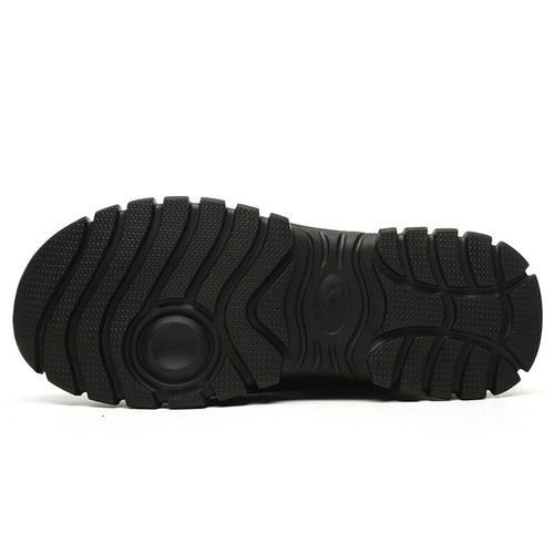 Botas de trabajo para hombre punta de acero zapatos de seguridad indestructibles antideslizantes antipinchazos - Imagen 6 de 15