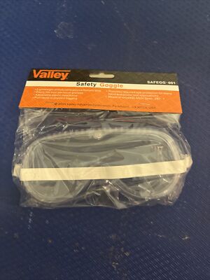 Case of 144 pieces of Valley Safety Eye Safety Goggles 