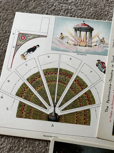Vintage 1969 Pantomine Toy Theatre Tivoli Copenhagen Vilhelm Prior Model Theatre - Picture 8 of 9