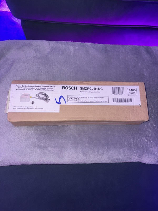 NEW Bosch Dishwasher Power Cord with Junction Box SMZPCJB1UC