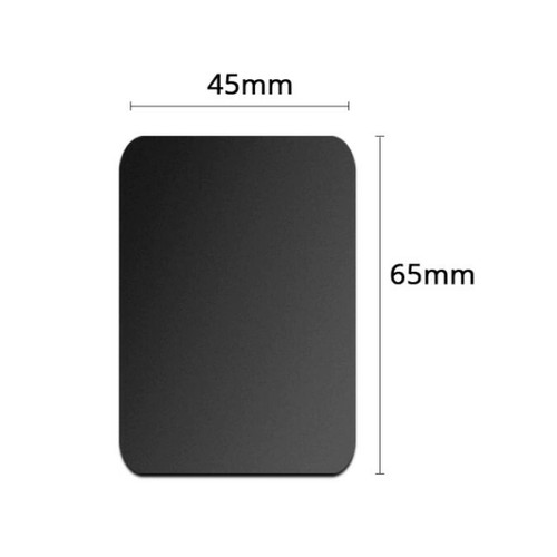 Support universel magnétique rectangle pour GSM autocollant, en métal. 45X65mm - 第 1/6 張圖片