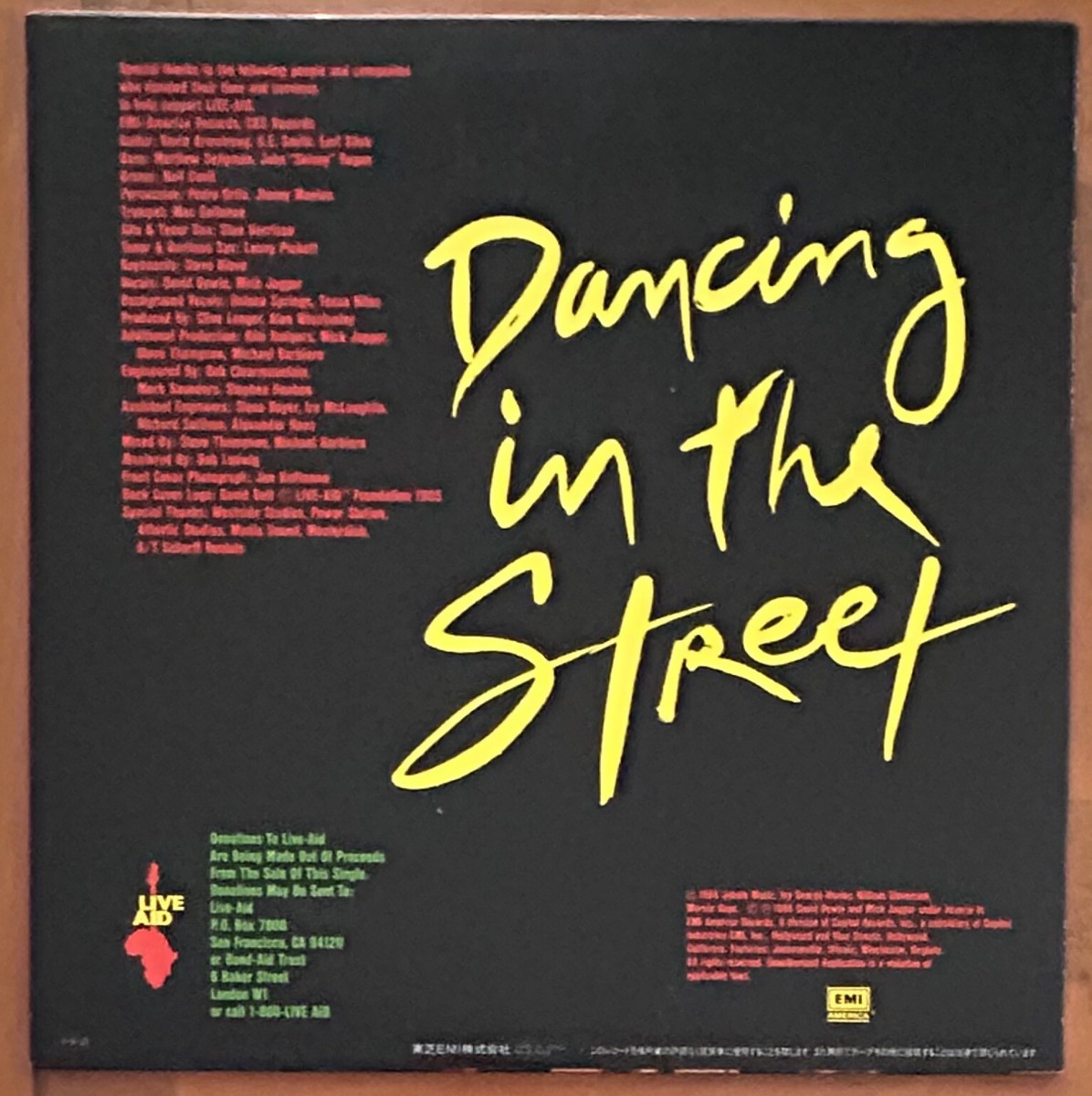邦楽 Mick Jagger Dancing in the Street LP David Bowie & Mick Jagger - Dancing In The Street 2025