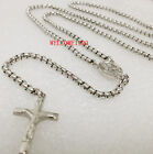 <!--F#f_0-->New design Rosary Rolo Necklace Stainless Steel Religous Crucifix Cross Pendant<!--F/-->