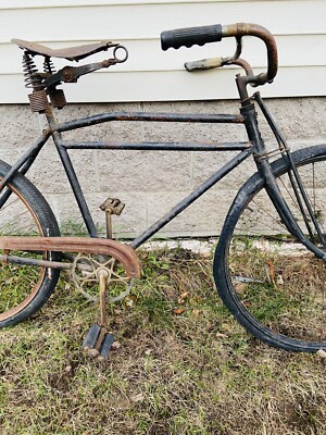 Prewar Schwinn Motorbike Cruiser 1930's Straight Bar Tank Bike