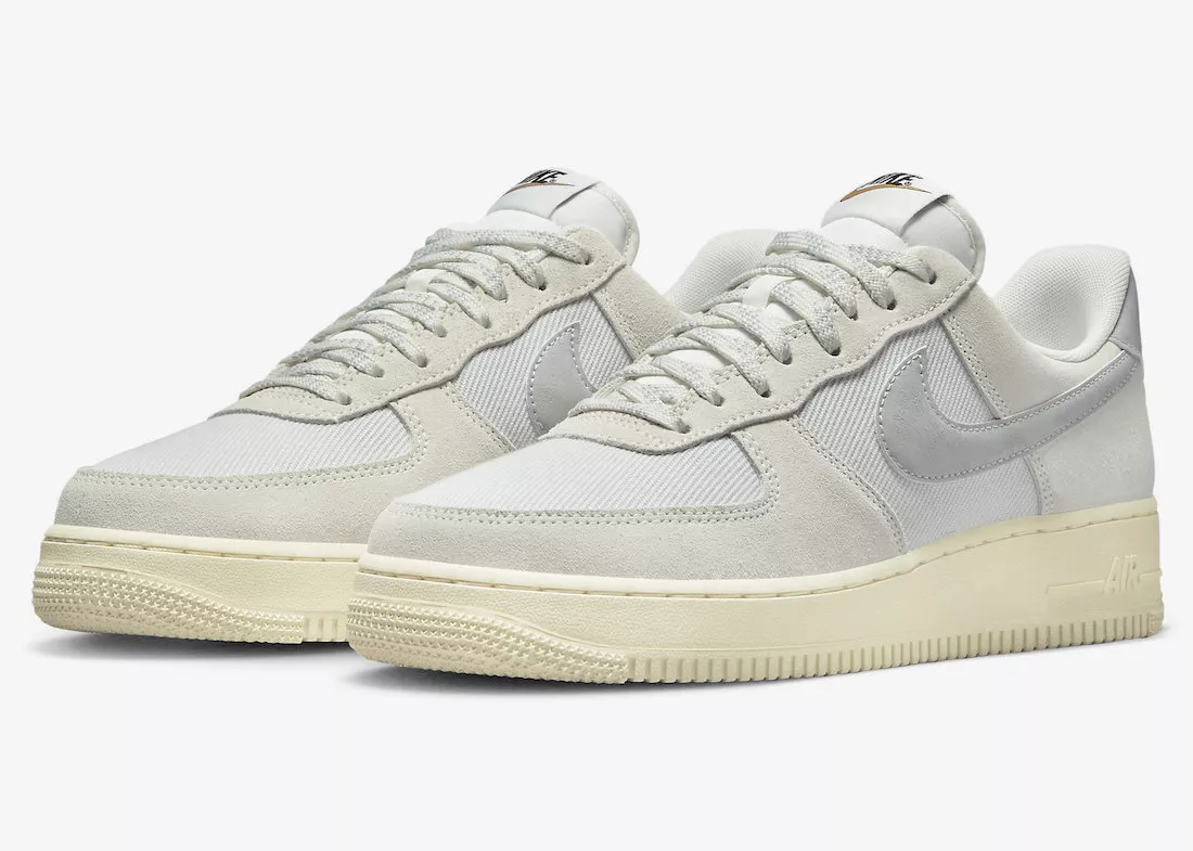 Nike Air Force 1 '07 LV8 “Certified Fresh” Sail/Grey DO9801-100 US Men Size 9.5