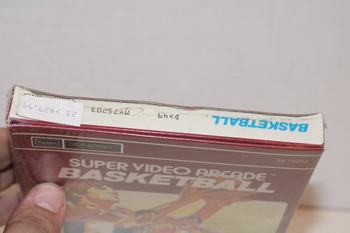 Sears Tele-Games Super Video Arcade Basketball Intellivision New in OG Seal - Picture 3 of 7
