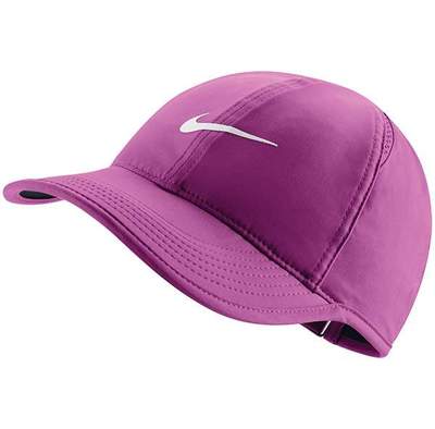 Nike Featherlight Dri-FIT Womens Purple Running Hat Cap Vented Adjustable READ s-l400.jpg main image 4