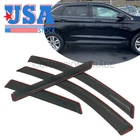 IN-CHANNEL Window Visors Sun Shade Rain Wind Guard for 2015-2024 Ford Edge