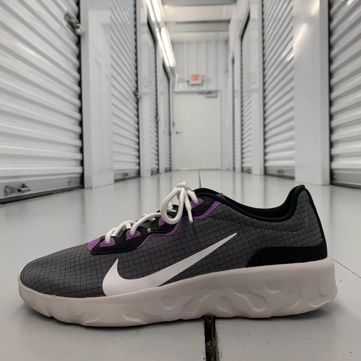 Aliviar Colonos Confirmación Nike Explore Strada Black Bright Violet Running Shoes CD7093-003 Mens US  Size 11 | eBay