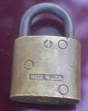 Vintage Reese Brass Padlock Lock