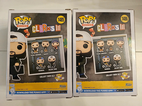 Funko Pop! Películas: Clerks - Silent Bob 2pk paquete 1485 1486 Funko.com exclusivo - Imagen 3 de 5
