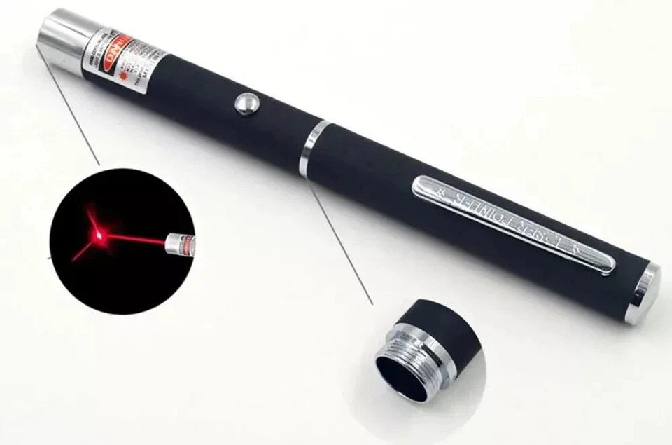 USA Laser Pointer Red 5mW High Power Pen Beam Light New - Image 3 of 4
