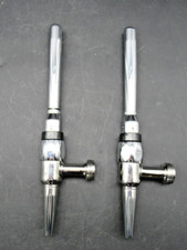 **2 QTY** Tecflo Excelsior Chrome Stout Nozzle 3/16" Inlet, 6" Handle NEW