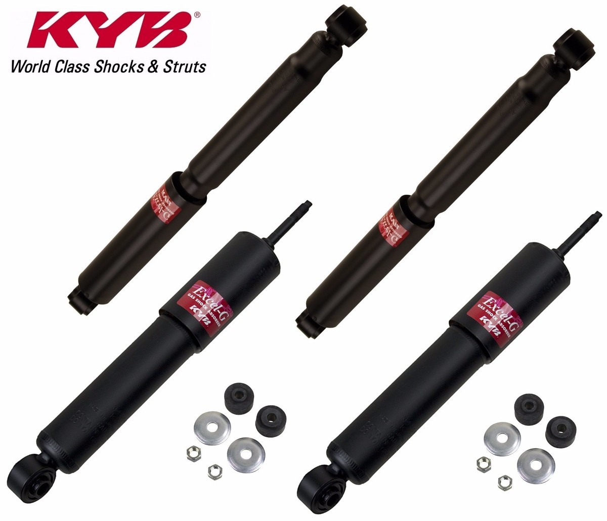 ハイエース 4wd KYB Excel-G サスペンション 4本セッ ト 楽天