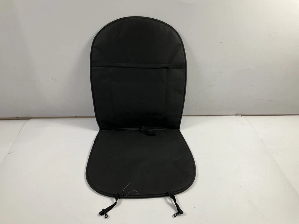 Cojín de asiento de cuero simulado negro y gris Pilot Automotive SC278G, universal Foto 2 de 4