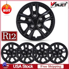 4pc Set Hubcaps 12 Inch Wheel Covers R12 For Toyota Corolla Nissan Versa Chevy