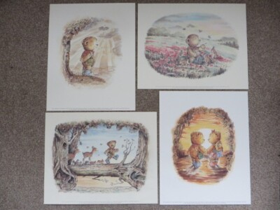 Rambling Ted Prints/Pictures - Michael Woodward - Morning has broken/Picnic/Rose