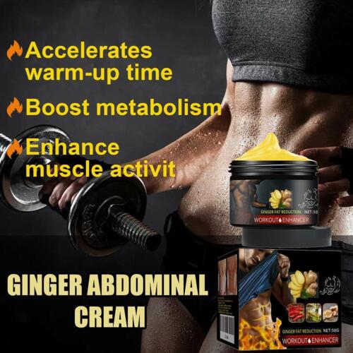 Crema adelgazante corporal de jengibre bálsamo abdominal para hombres y mujeres nuevo N3 - Imagen 11 de 14