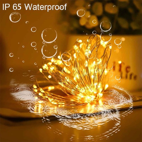 100LED Solar Fairy String Lights Outdoor Waterproof Garden Yard Decor White - Bild 12 von 31