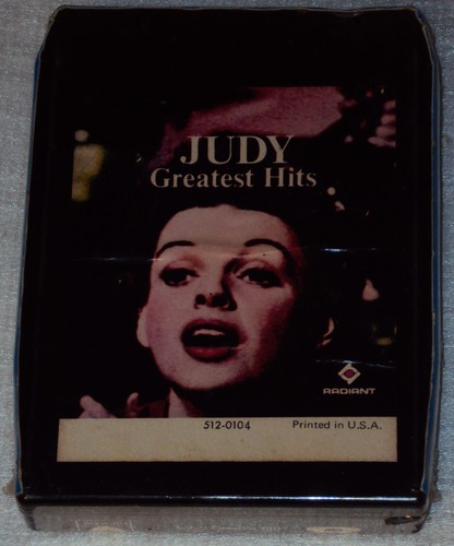JUDY'S GREATEST HITS 8 Track Tape NEW Sealed Judy Garland 8 Songs No. 512-0104