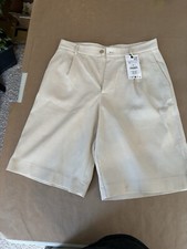 ZARA Cream Men Waffle Knit Dress Short USA Size 30